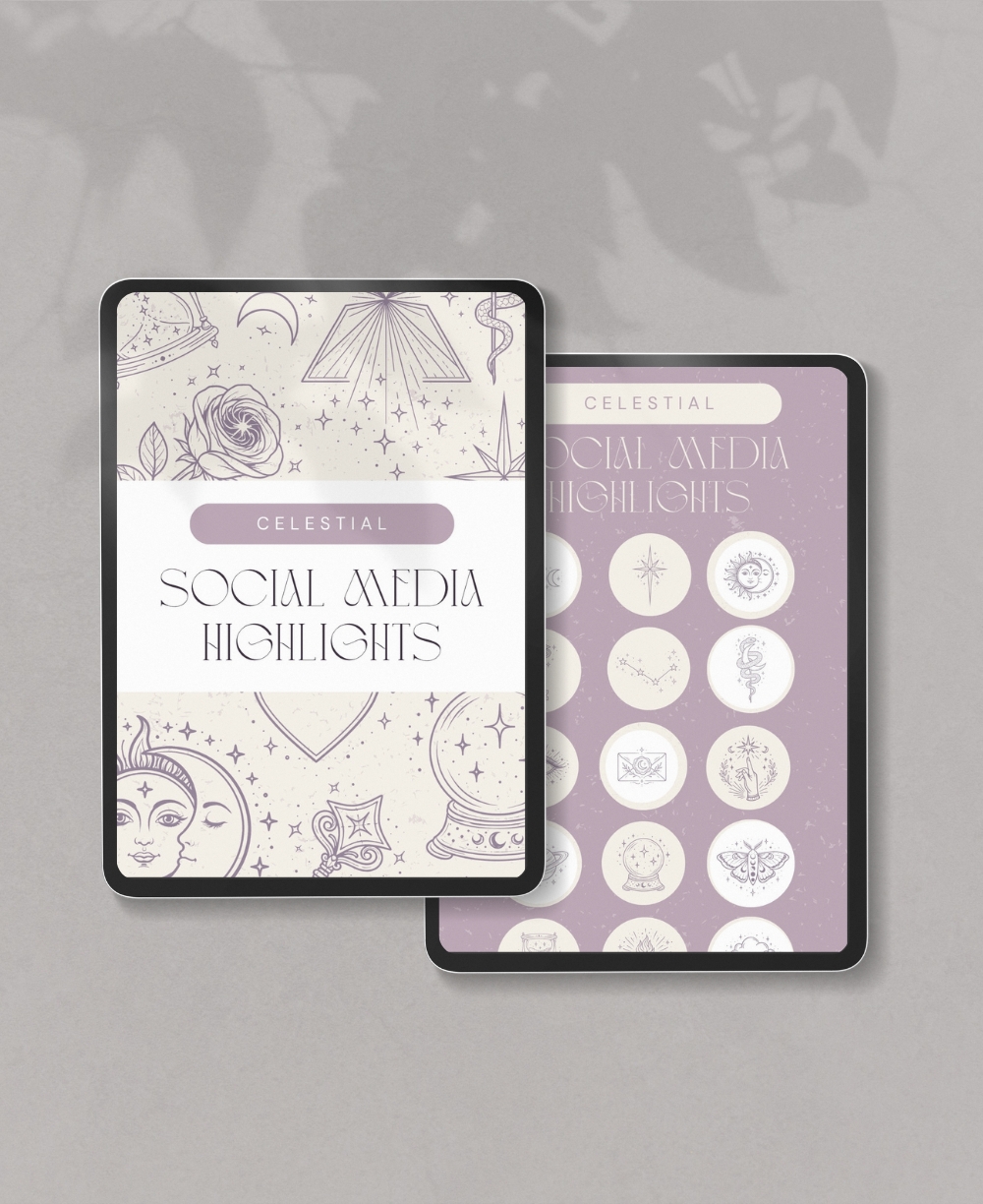 Instagram Highlight Cover Celestial Mock Ups