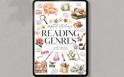 Reading Genre Digital Stickers