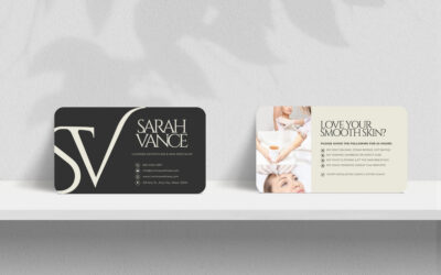 Waxing Specialist Business Card