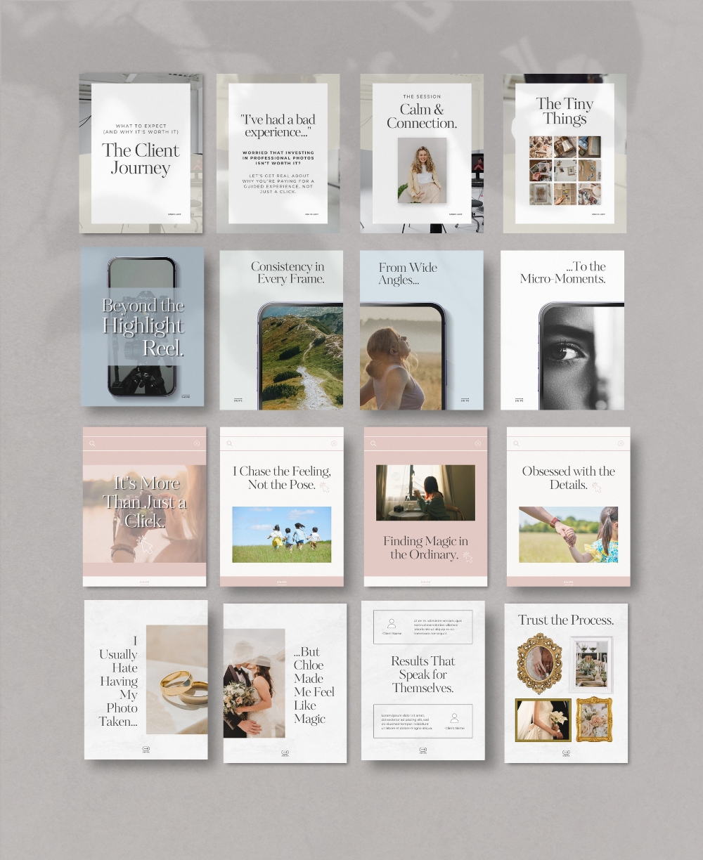 Seamless Carousel Photographer Mock Up
