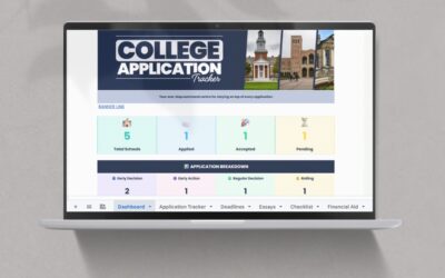 College Application Tracker Google Sheets