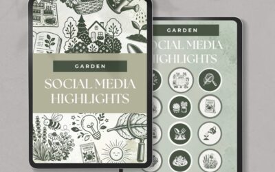 Garden Instagram Highlight Covers