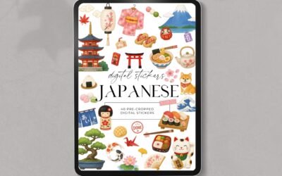 Japanese Digital Stickers