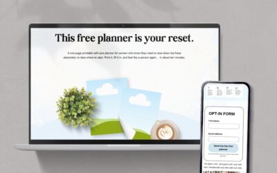 Landing Page Sales Canva Template