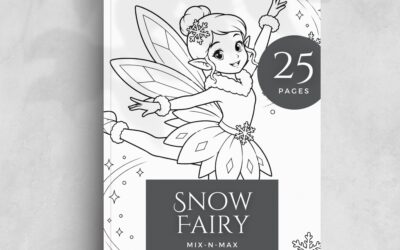 Snow Fairy Coloring Book
