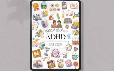 ADHD Digital Planner Stickers