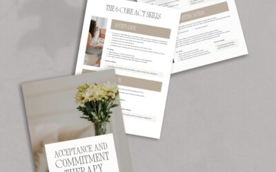 Acceptance And Commitment Therapy Cheat Sheet