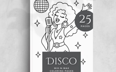 Disco Coloring Book