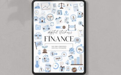Finance Planner Digital Stickers