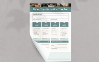 Interior Design Schedule Template