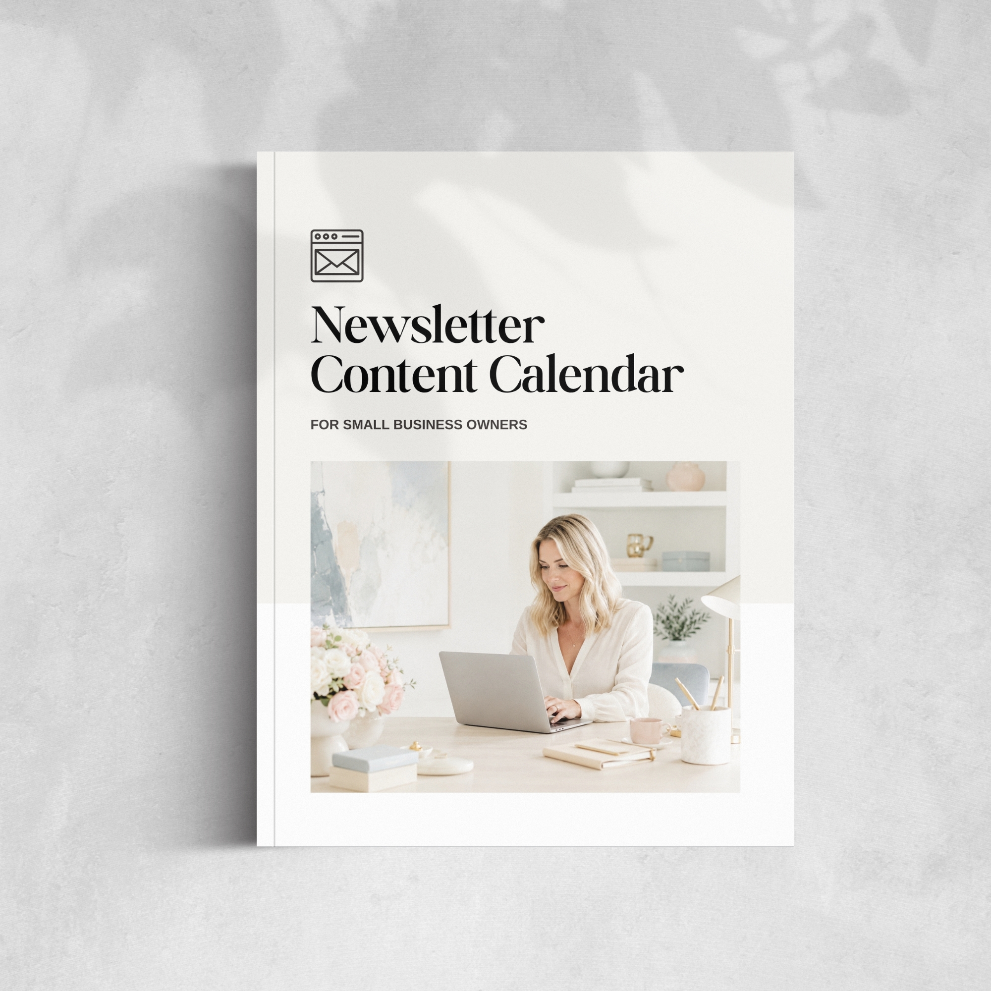 Newsletter Content Calendar Mock Up