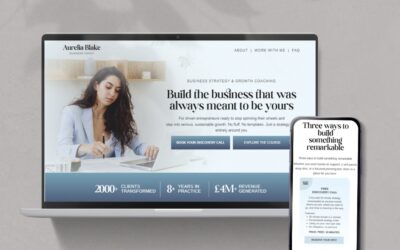 Website Template For Coach