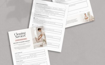 Cleaning Business Client Intake Form