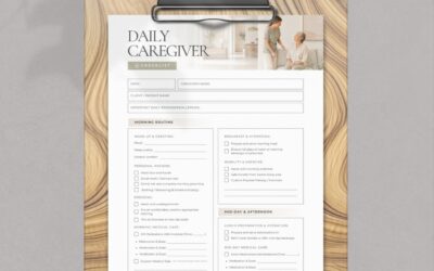 Daily Caregiver Checklist