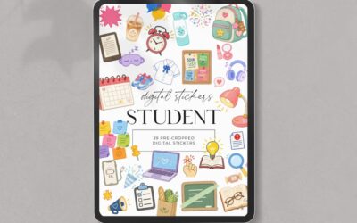 Digital Stickers For Student Planner
