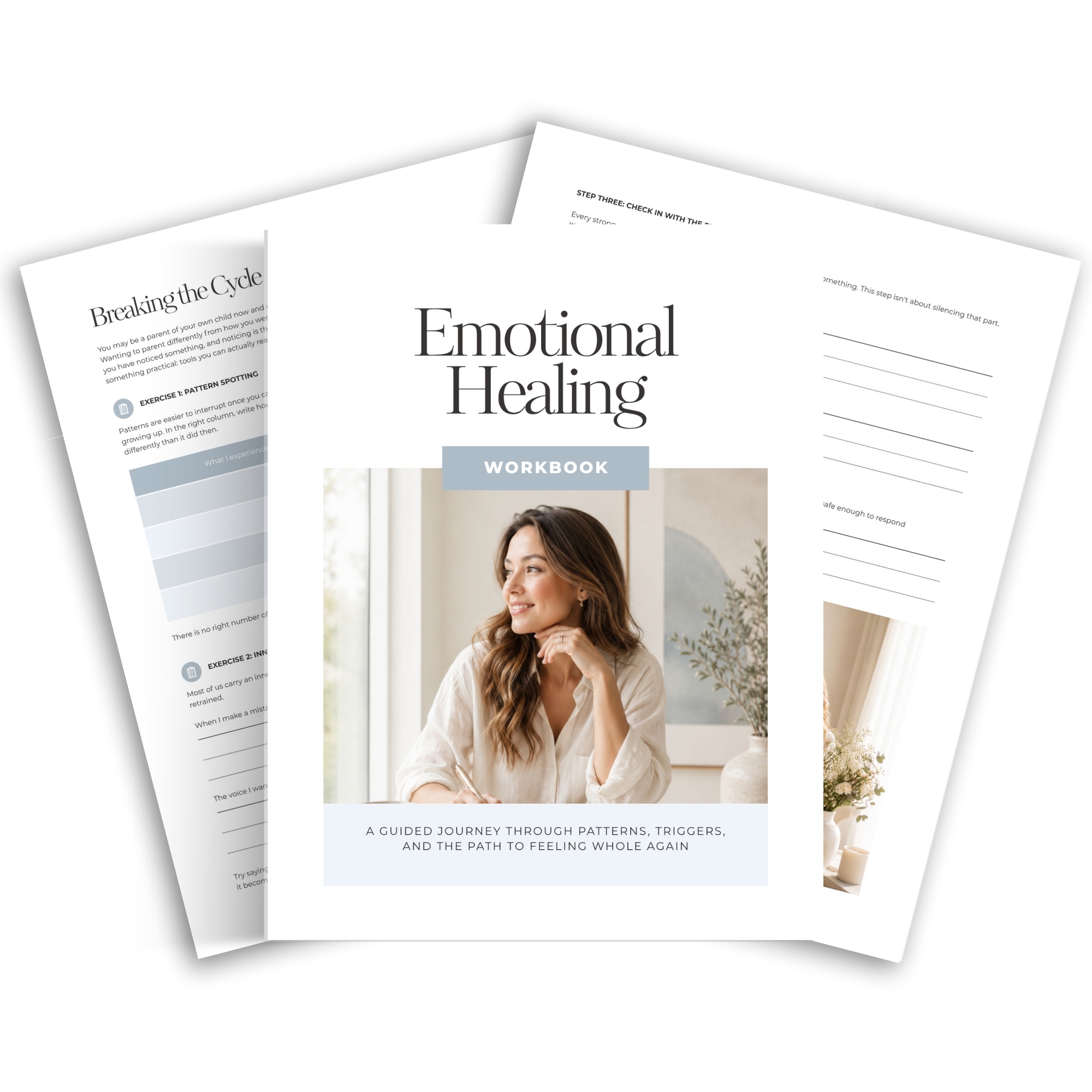 Emotional Healing Workbook Mock Up