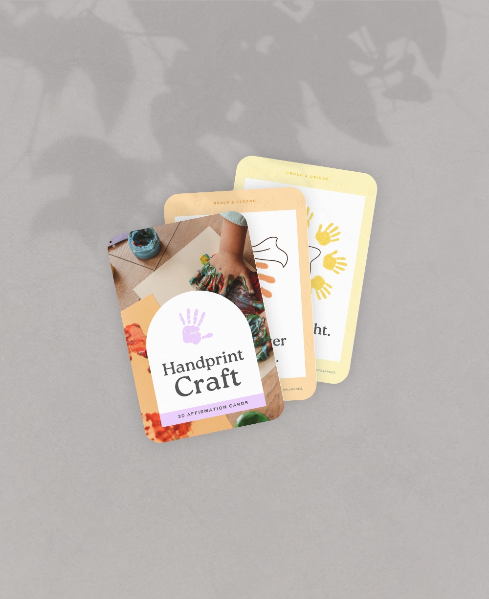 Handprint Craft Affirmations Mock Ups