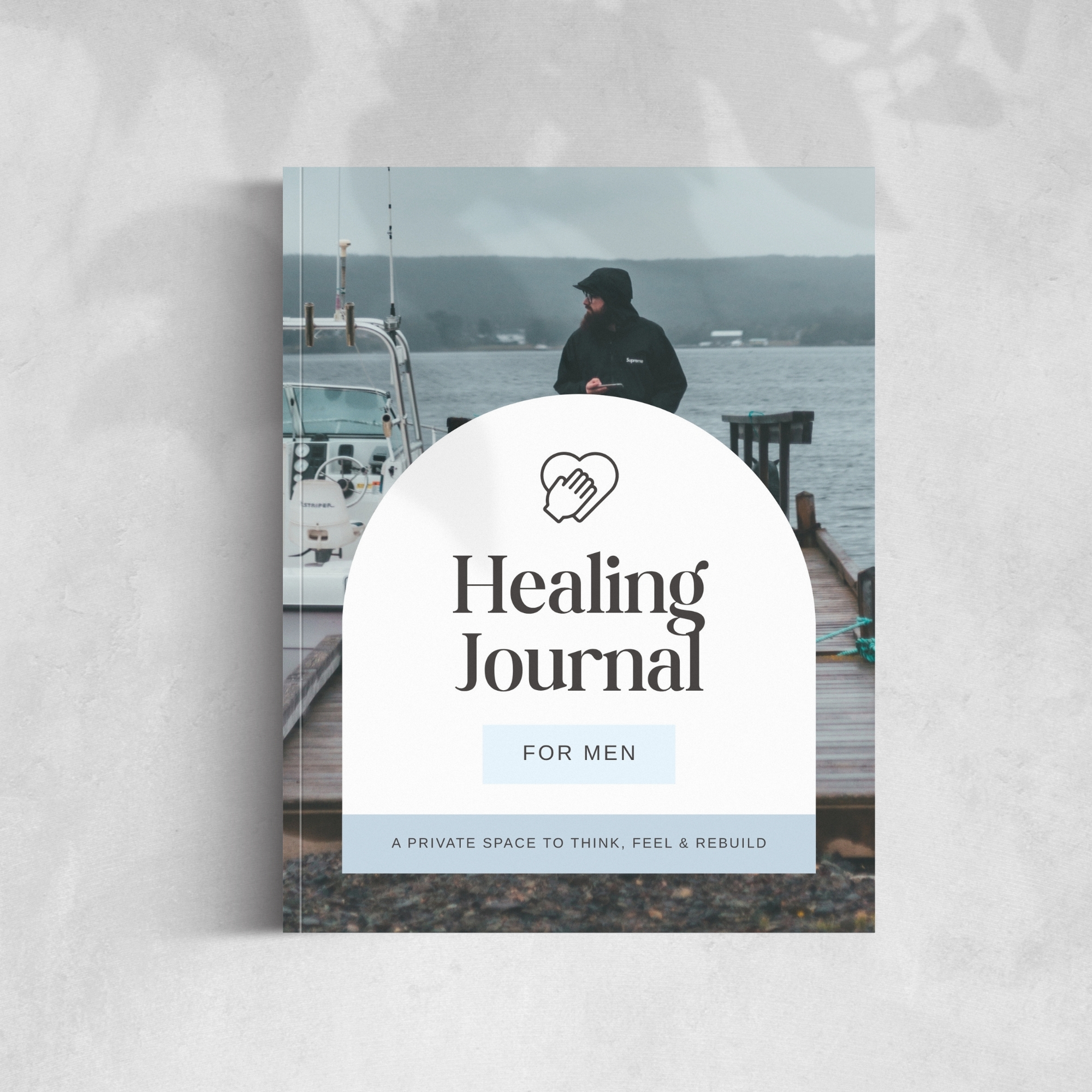 Healing Journal For Men Mock Up