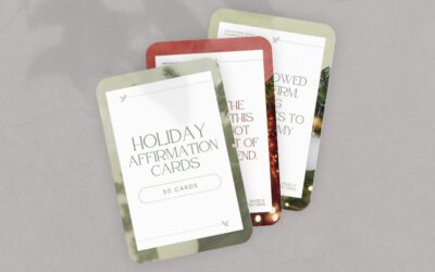 Holiday Affirmation Cards