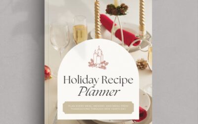 Holiday Recipes Planner