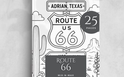 Route 66 Coloring Book