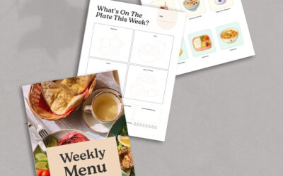 Weekly Menu For Kids