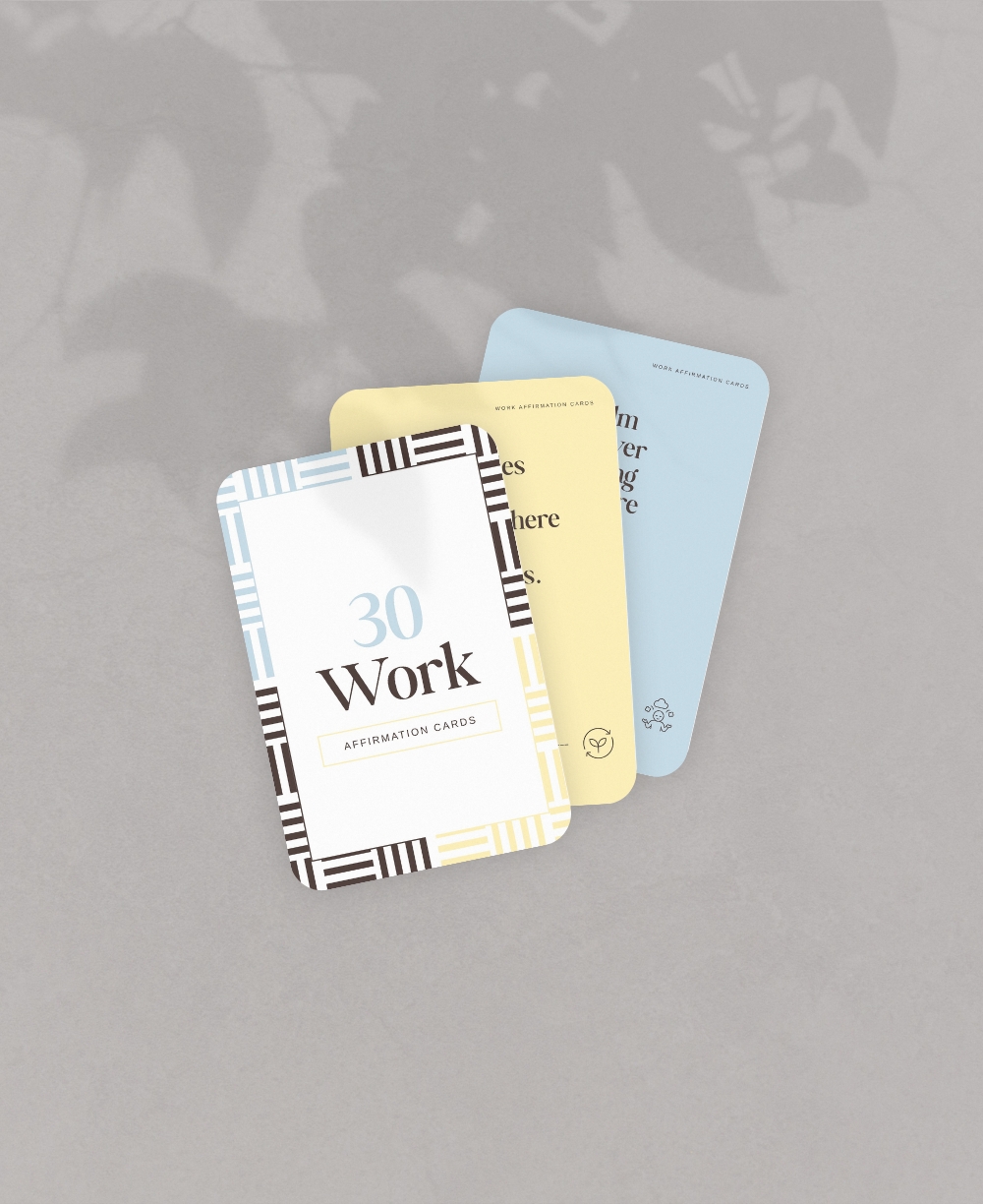 Affirmation Cards Work Mock Ups