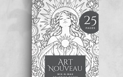 Art Nouveau Coloring Books