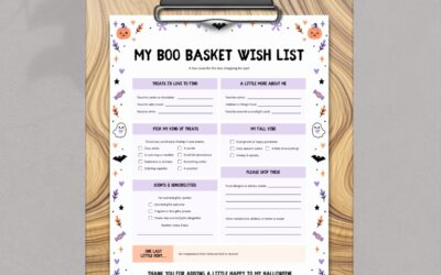 Boo Basket Form