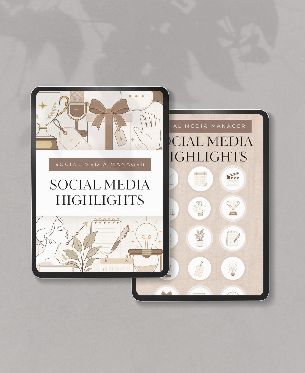 Highlight Covers Social Media Managers Mock Ups