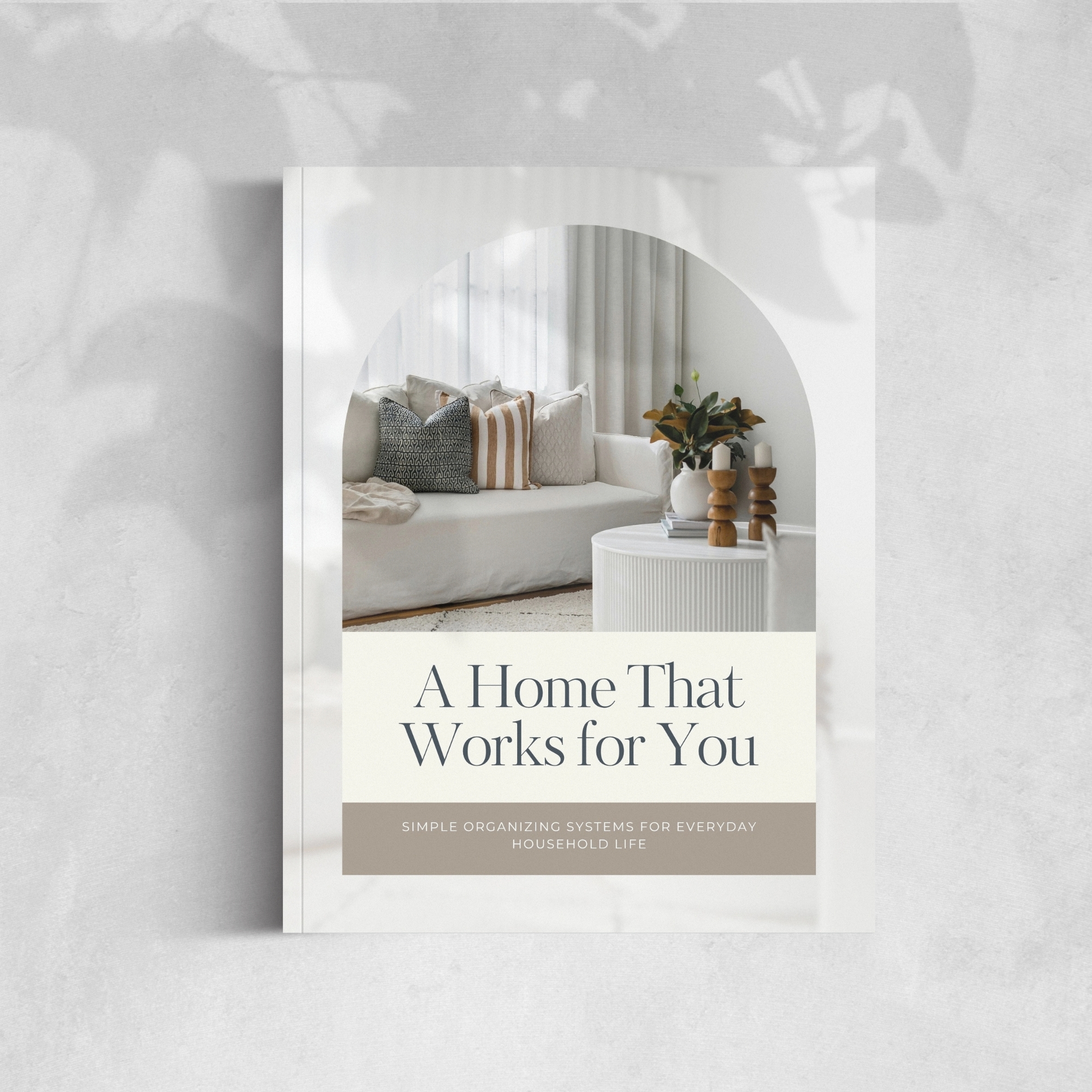 Home Organization Ebook Mock Up