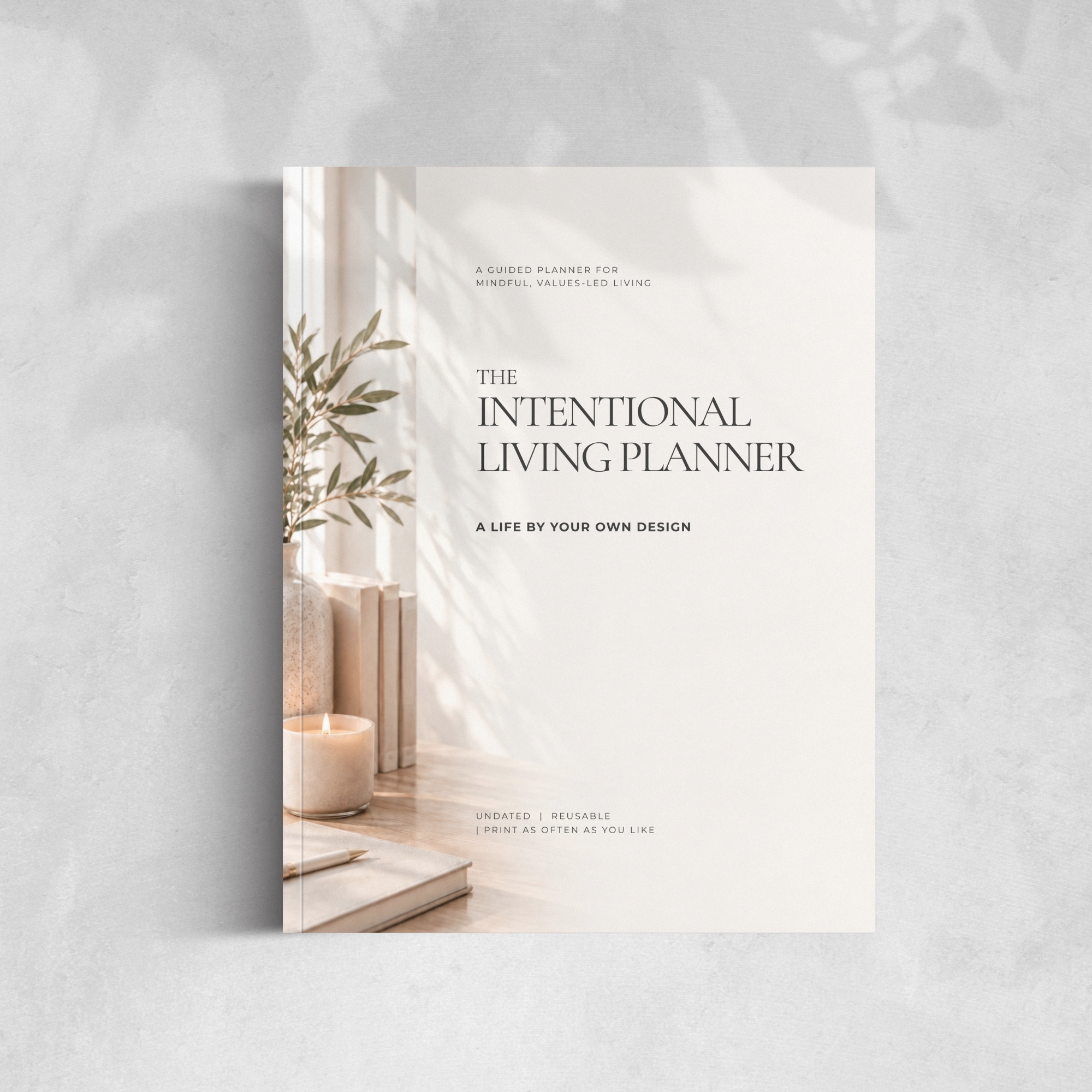 Intentional Living Planner Mock Up