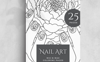 Nail Art Coloring Book