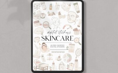 Skincare Planner Stickers