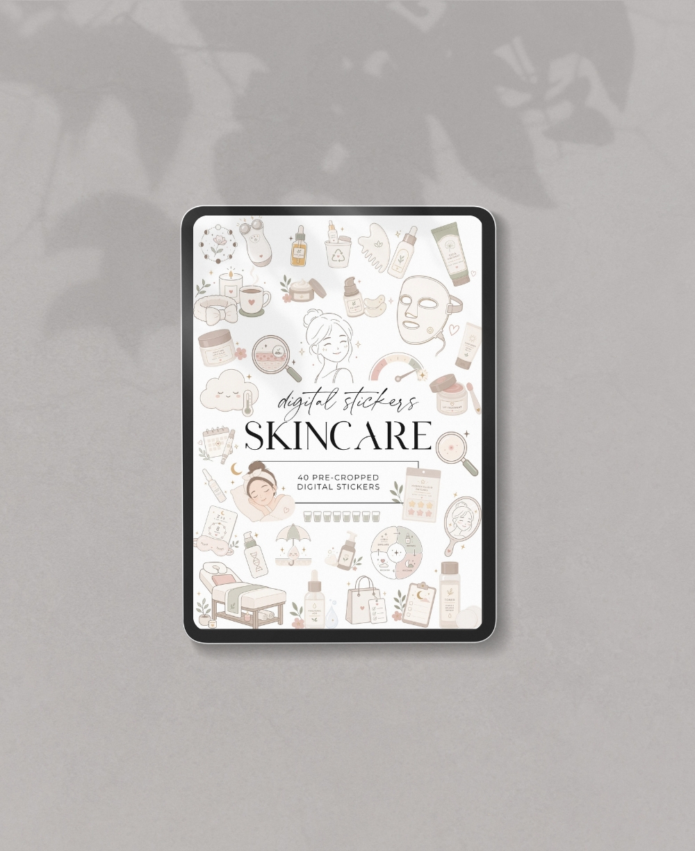 Planner Stickers Skincare Mock Ups – Copy (2)
