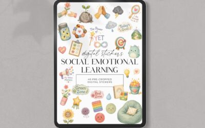 Social Emotional Learning Digital Stickers