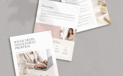 Social Media Manager Proposal Template