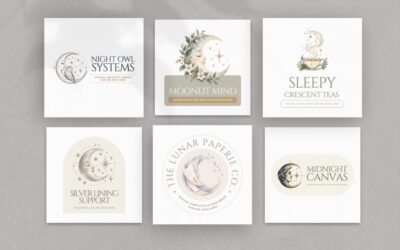 Whimsical Moon Logo